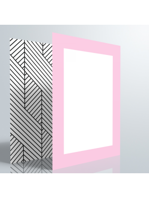Dankeskarte | Leitlinie — Rosa
