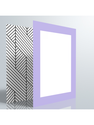 Dankeskarte | Leitlinie — Violett
