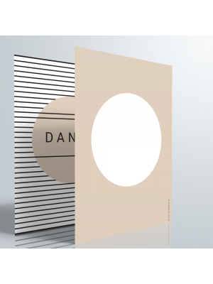 Dankeskarte | Strichpunkt — Beige
