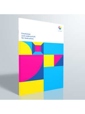 Broschüre Rückendrahtheftung